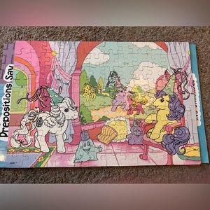 Vintage My Little Pony Milton Bradley 100 piece puzzle